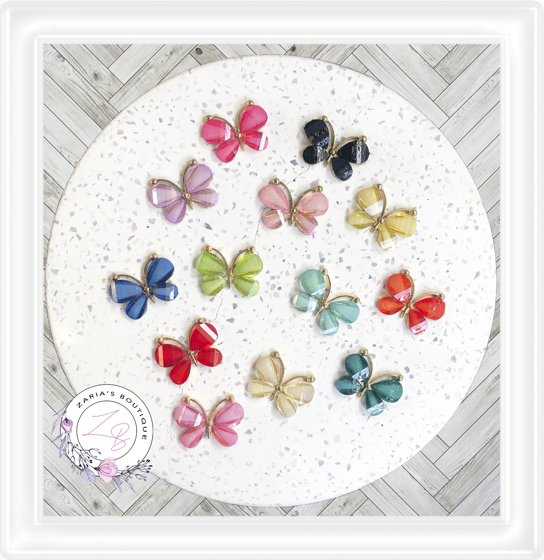 ⋅ Butterfly Embellishments ⋅ 13 Colours ⋅