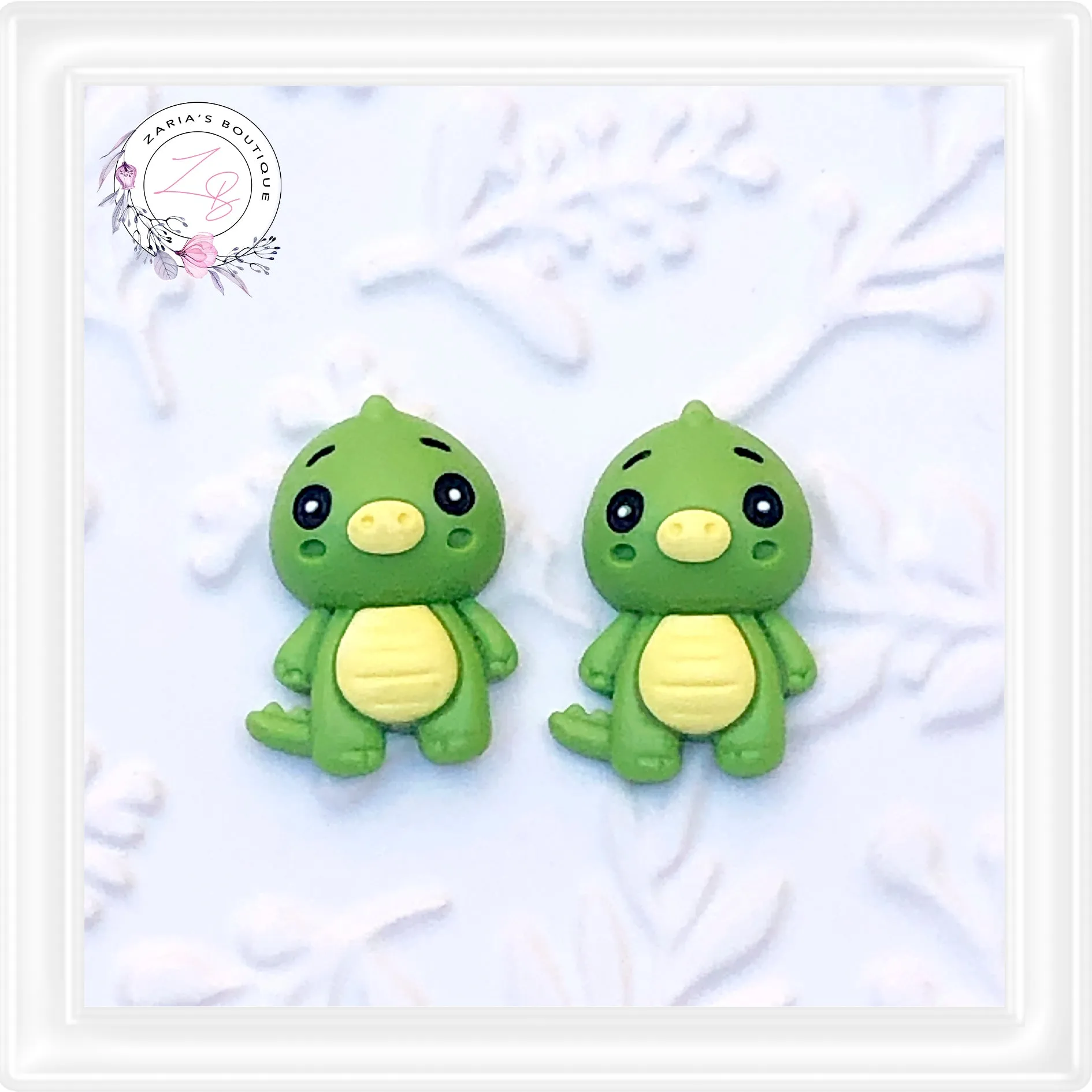 ⋅ CUTE DINOSAURS ⋅ Flatback Resin Embellishments ⋅