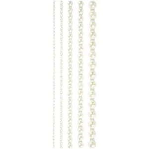 140 x Assorted Colour Self Adhesive Half Pearls With Mother Of Pearl Art Crafts