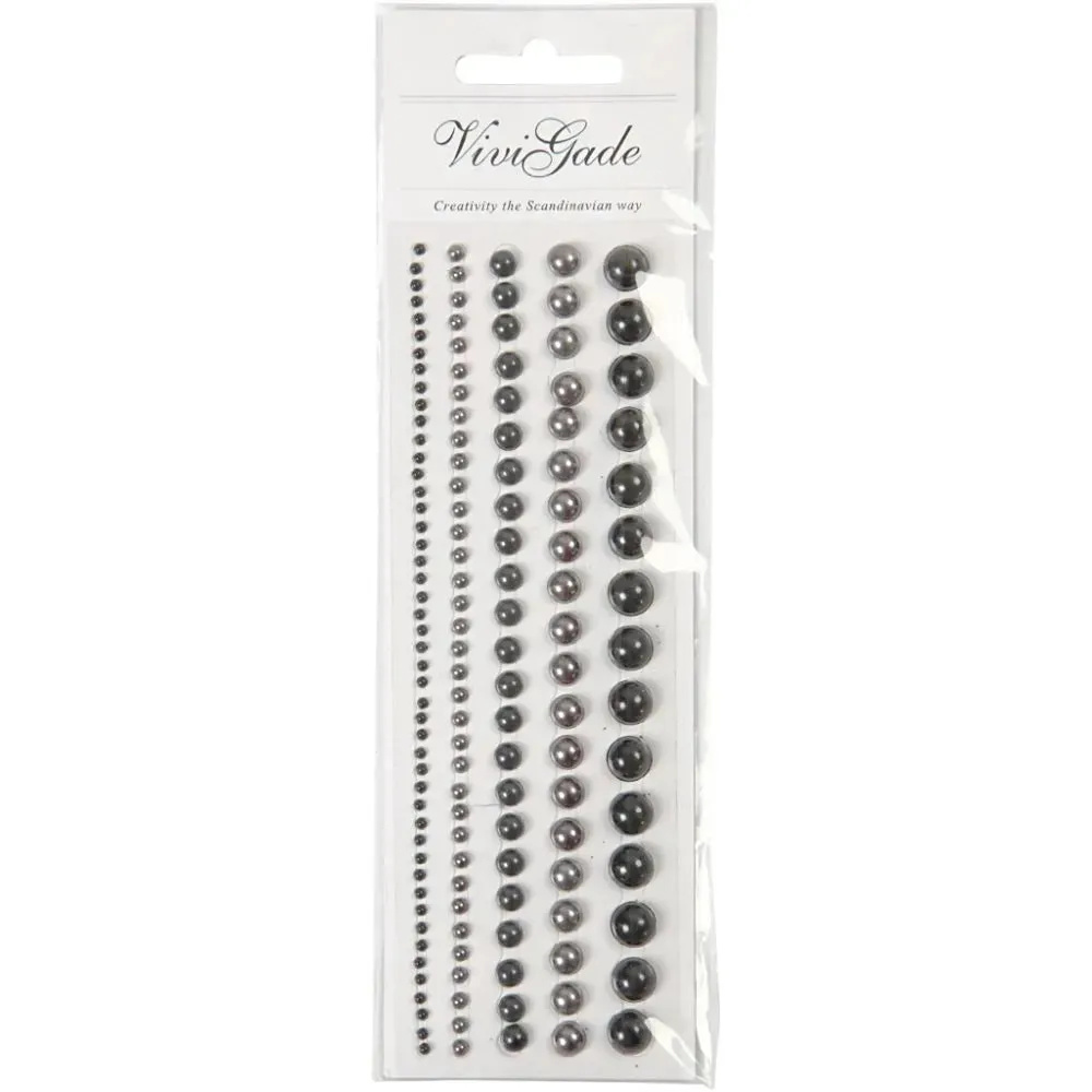 140 x Assorted Colour Self Adhesive Half Pearls With Mother Of Pearl Art Crafts