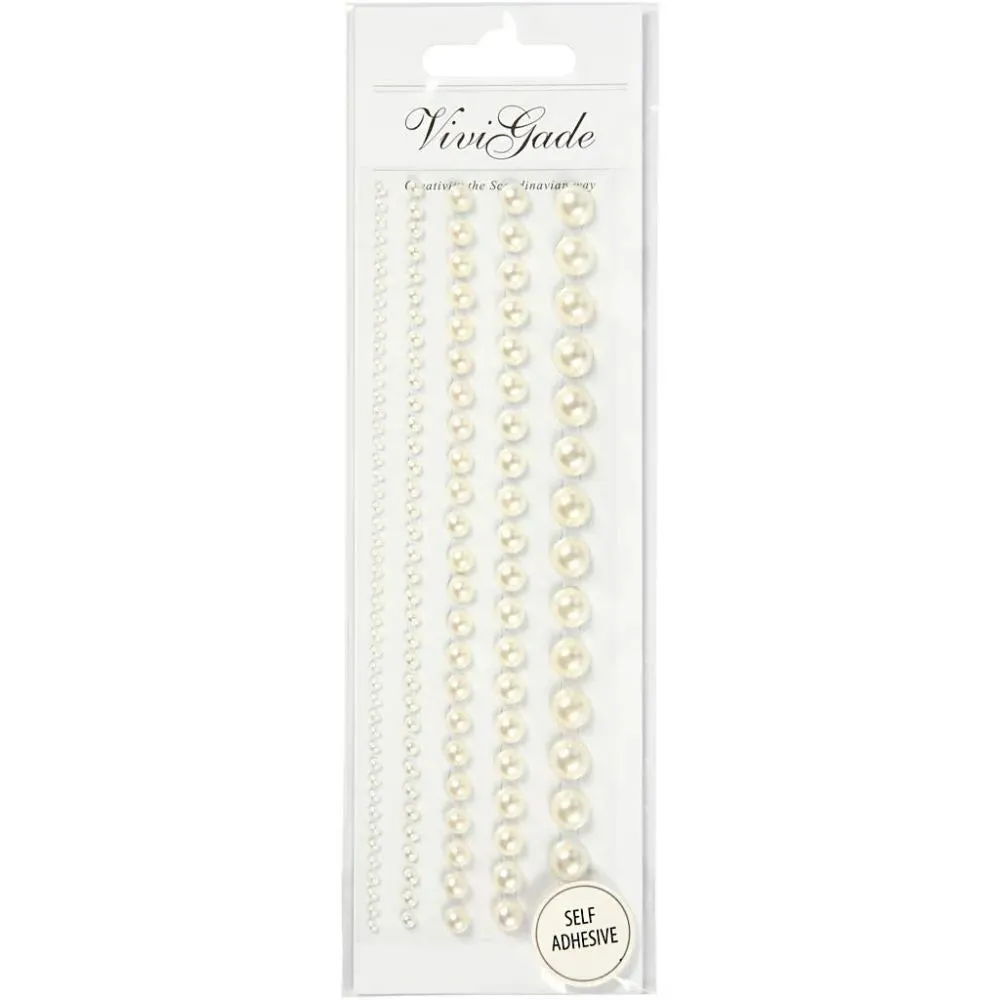 140 x Assorted Colour Self Adhesive Half Pearls With Mother Of Pearl Art Crafts