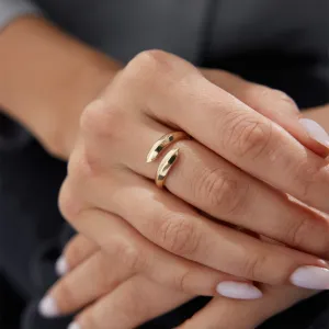 14k Gold Fold Ring