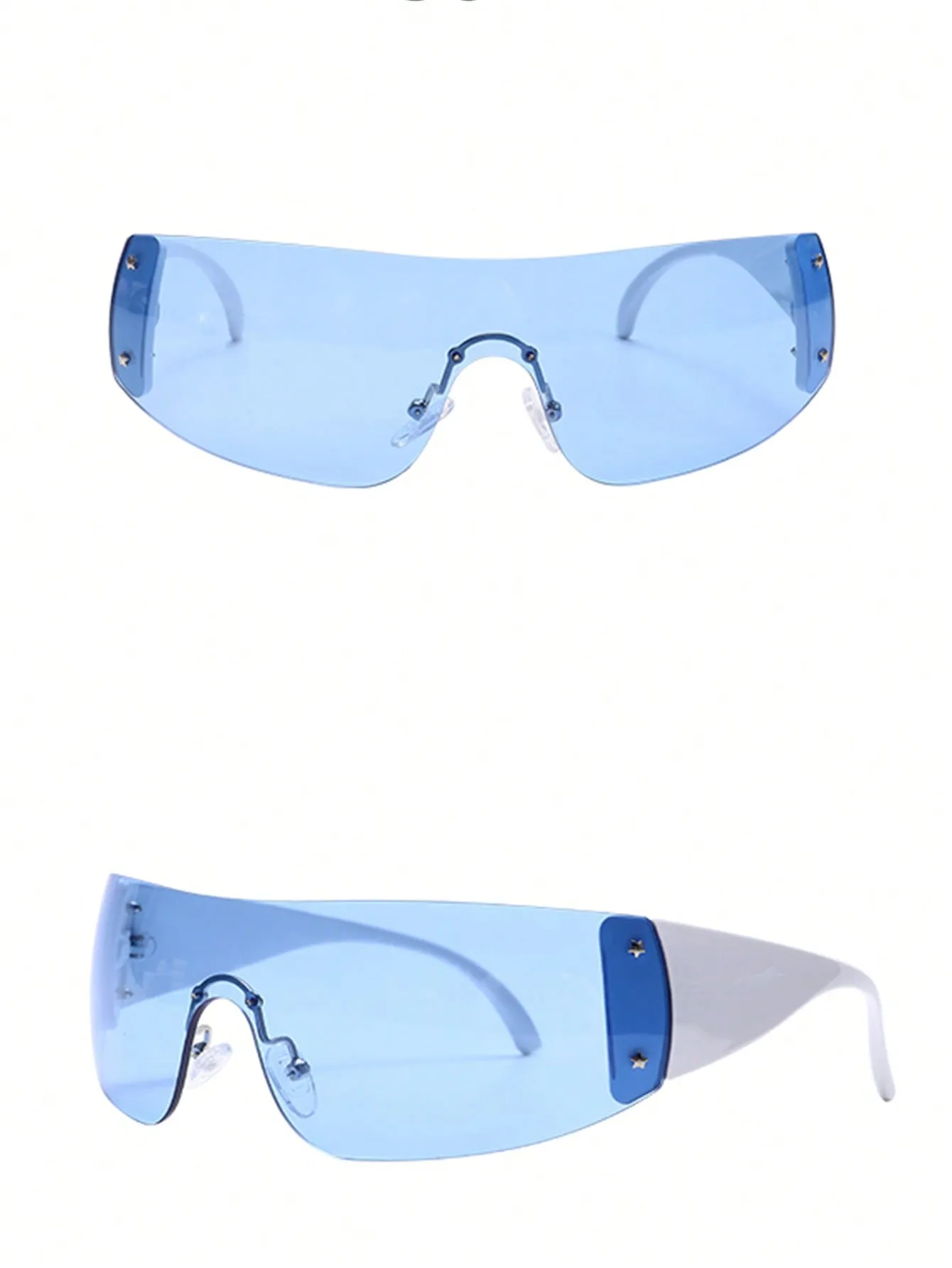 1pc Pentagram Wrap Sport Sunglasses