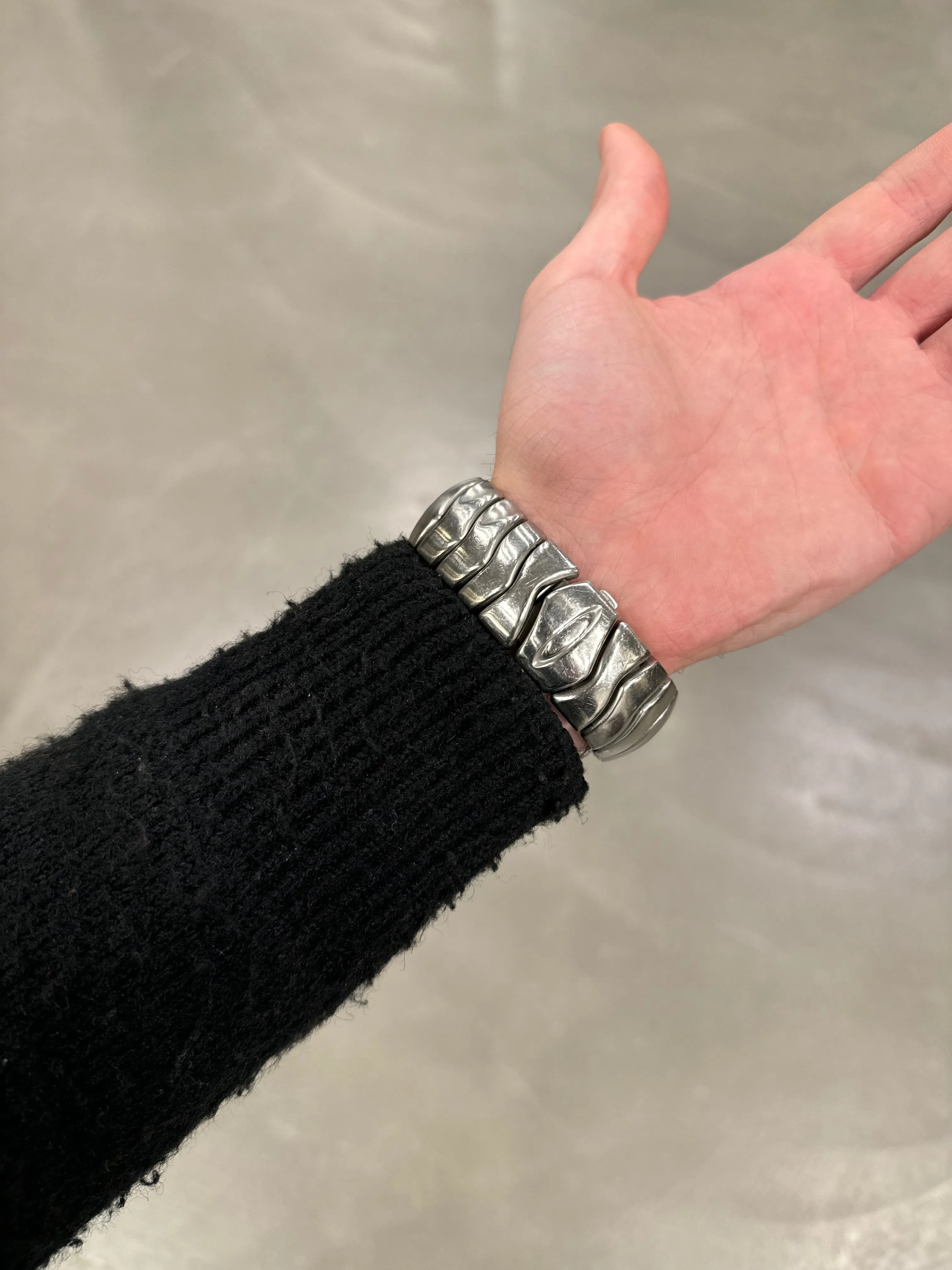 2003 Oakley blade black and silver watch