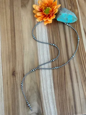 24" Navajo Style Pearl Y-Tassel