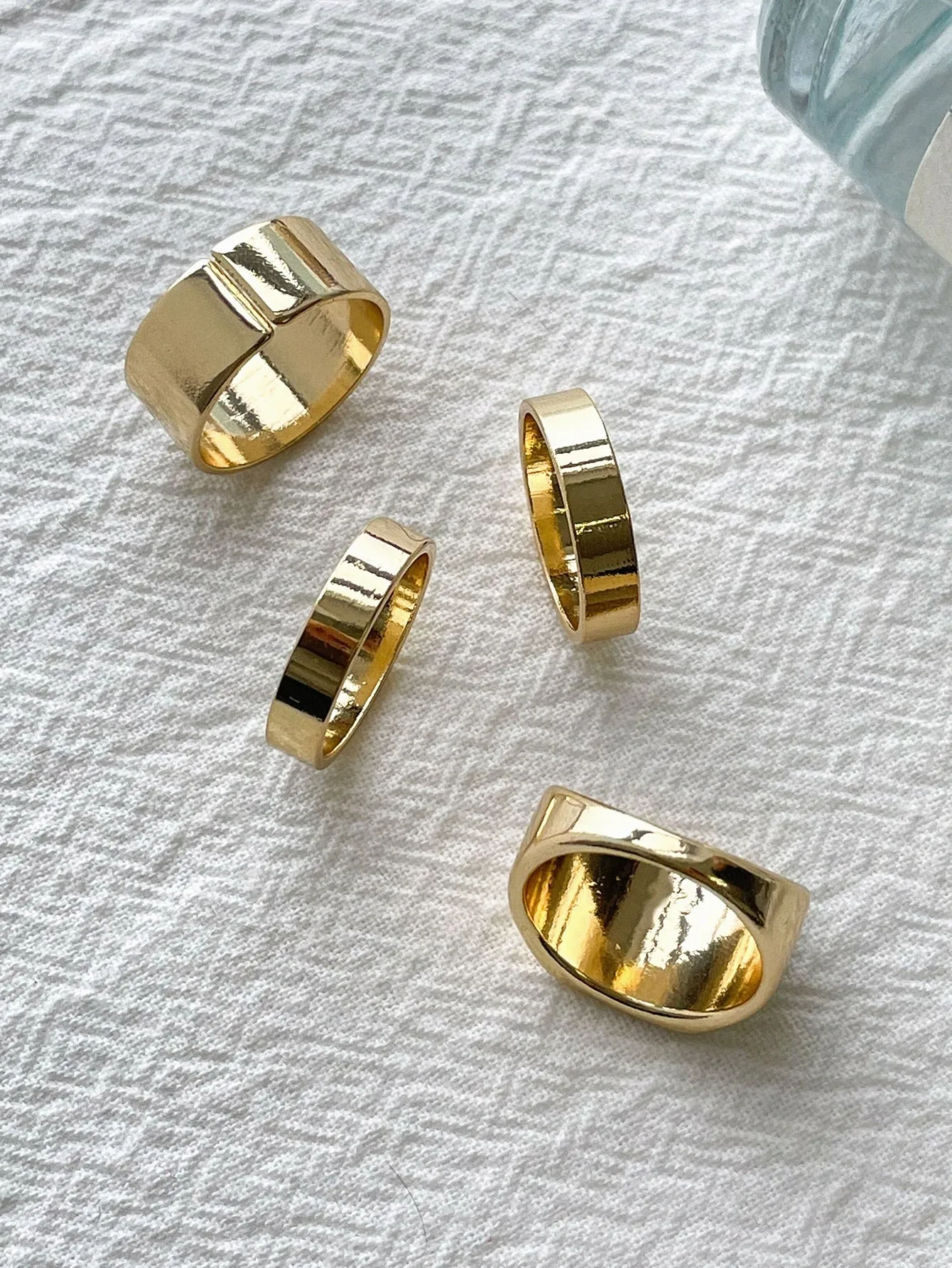 4pcs Minimalist Ring - Gold