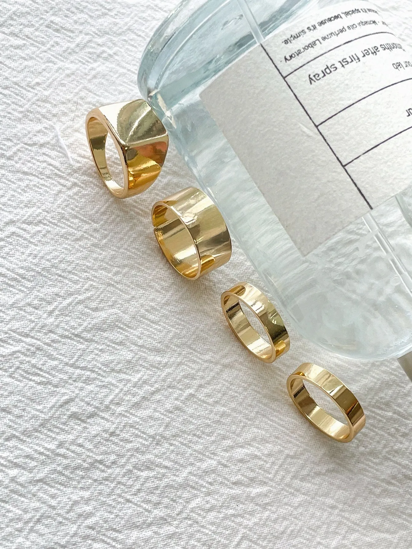 4pcs Minimalist Ring - Gold