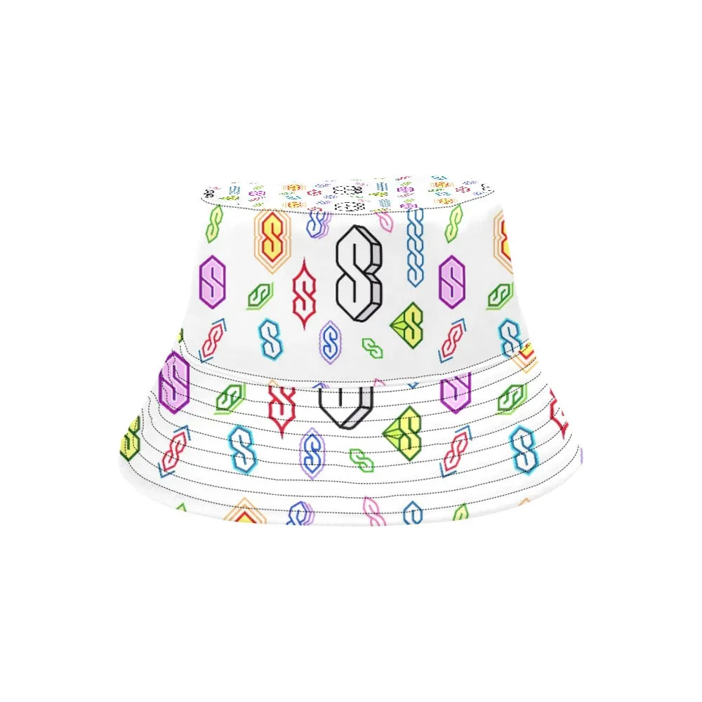 90s Graffiti Super S Men's All Over Print Bucket Hat