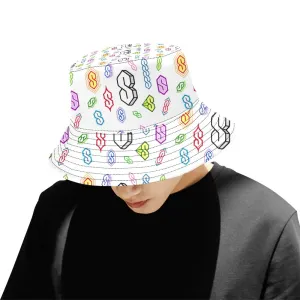 90s Graffiti Super S Men's All Over Print Bucket Hat