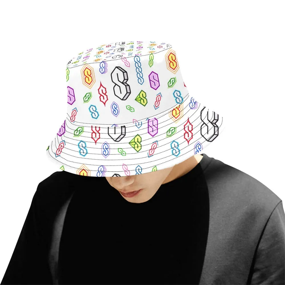 90s Graffiti Super S Men's All Over Print Bucket Hat
