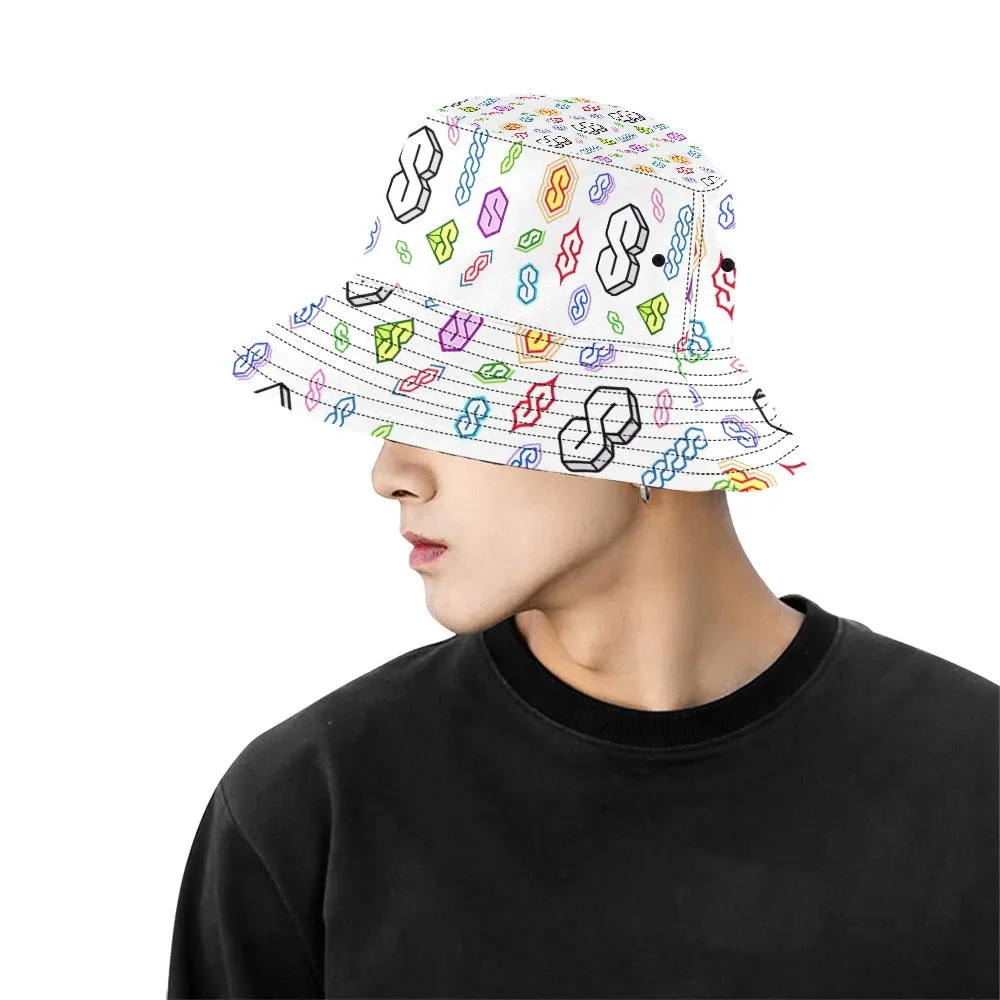 90s Graffiti Super S Men's All Over Print Bucket Hat
