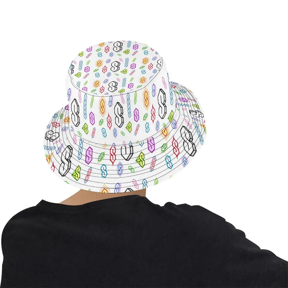 90s Graffiti Super S Men's All Over Print Bucket Hat