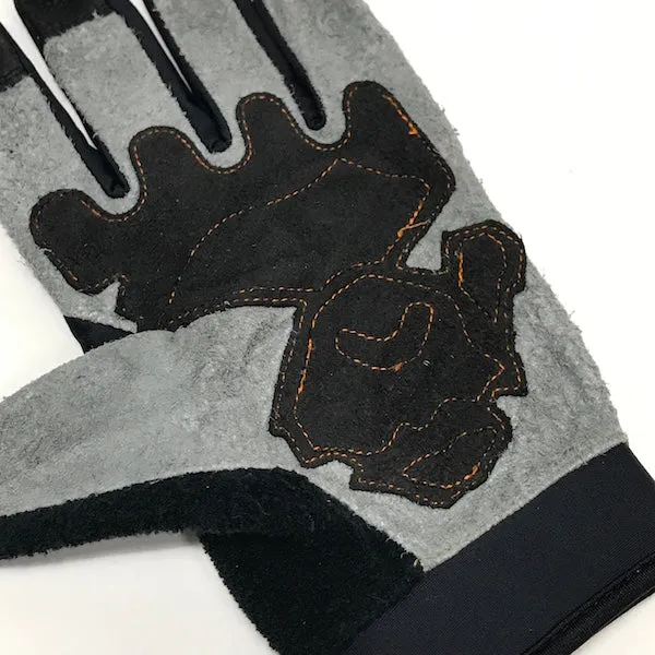 A Bathing Ape Bape Mad Face Factory BMX Gloves Olive