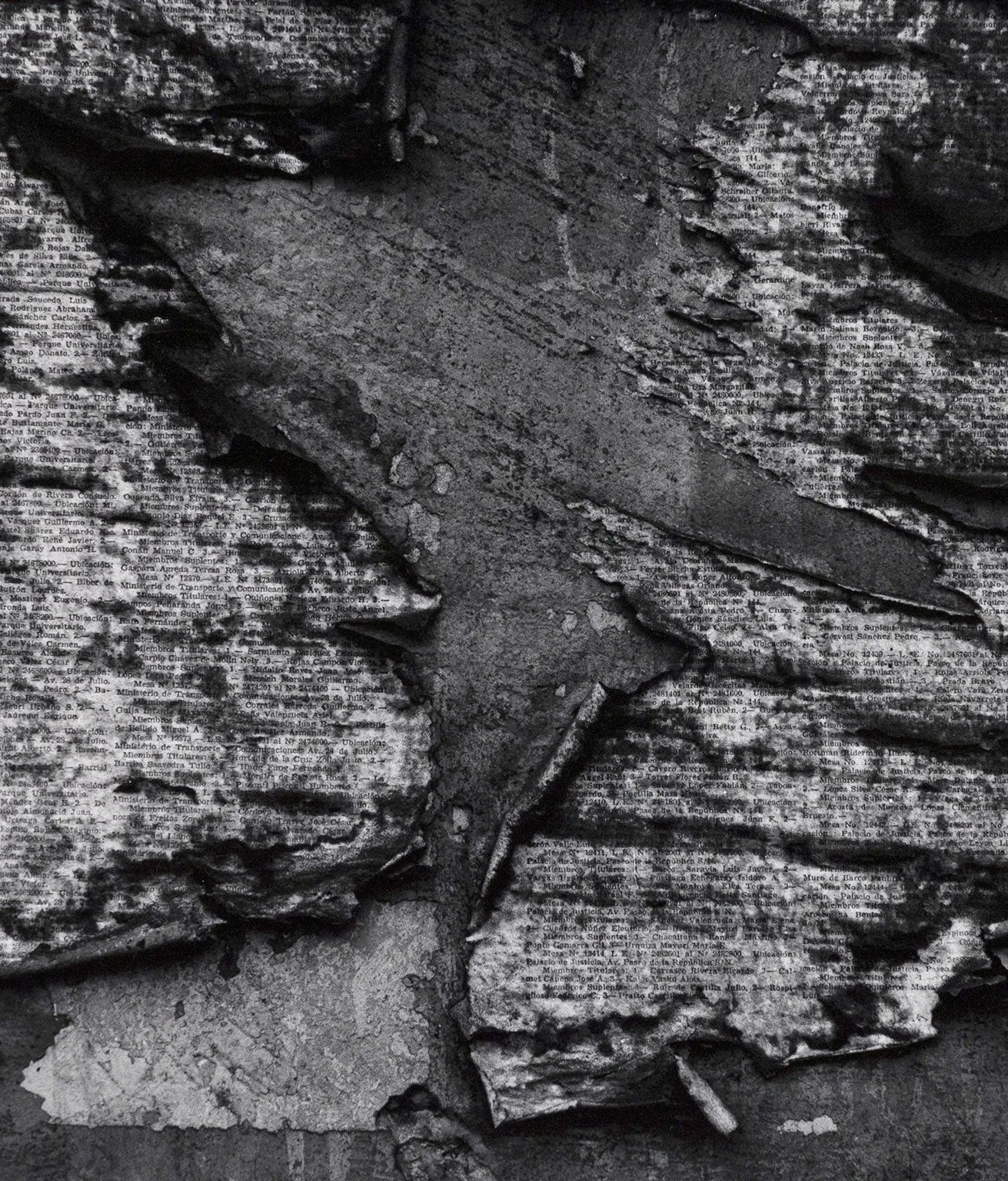 AARON SISKIND "LIMA 25" PHOTO, 1980