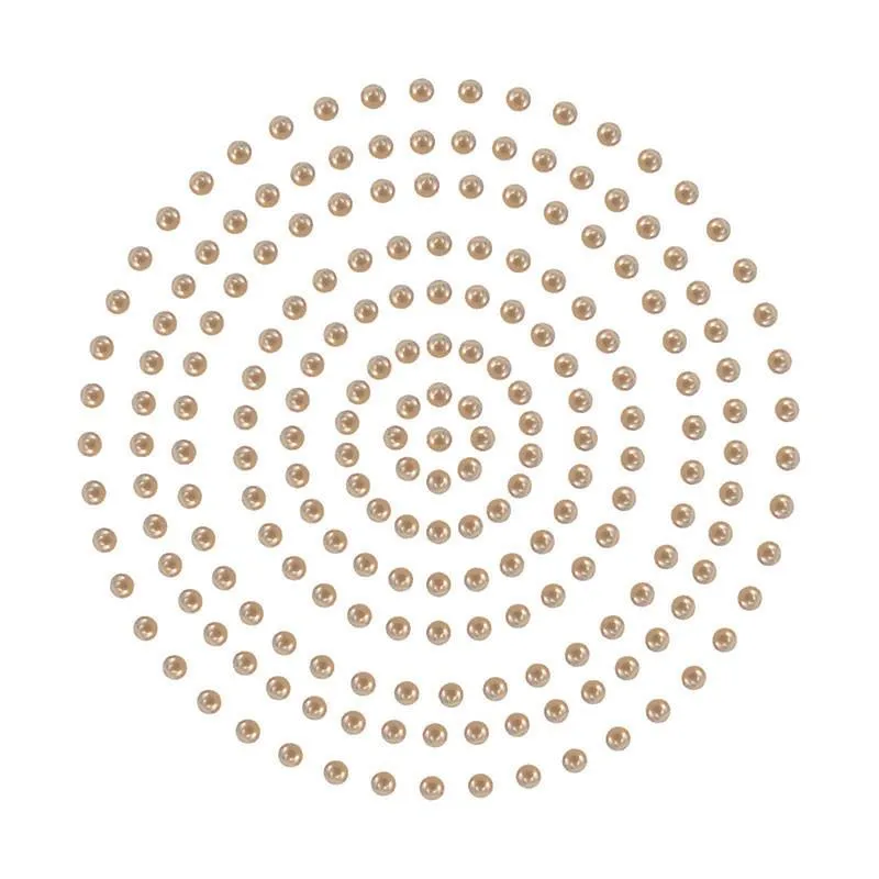 Adhesive Pearls - Chocolate (2mm- 424pc)