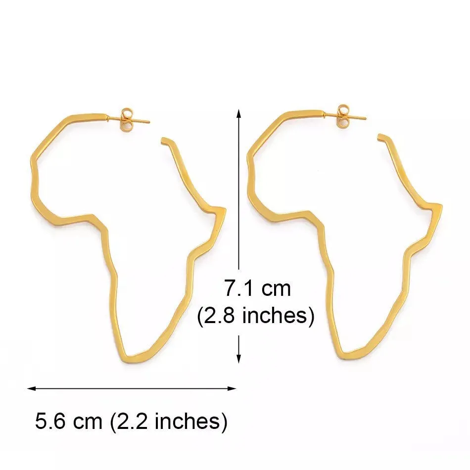 African Hoop earrings