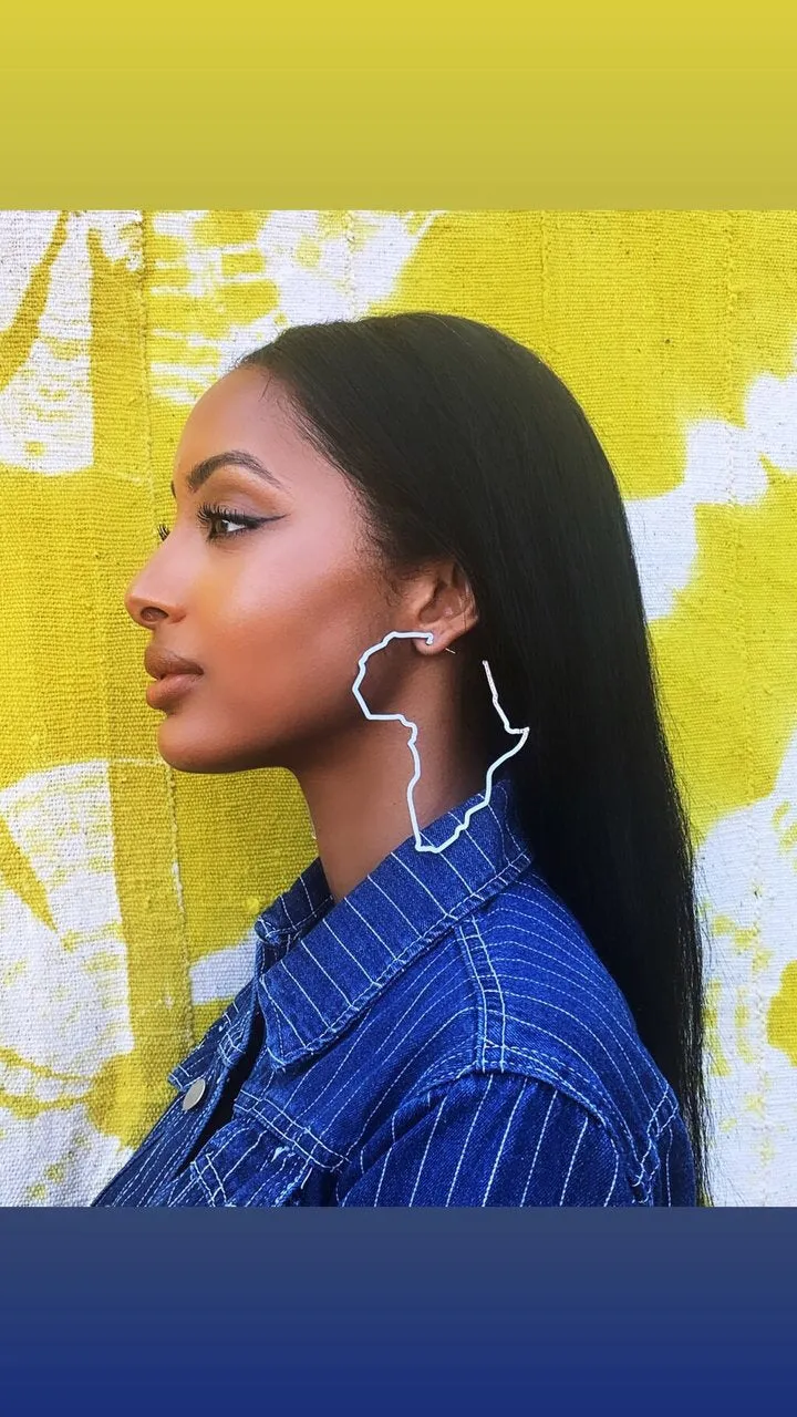 African Hoop earrings