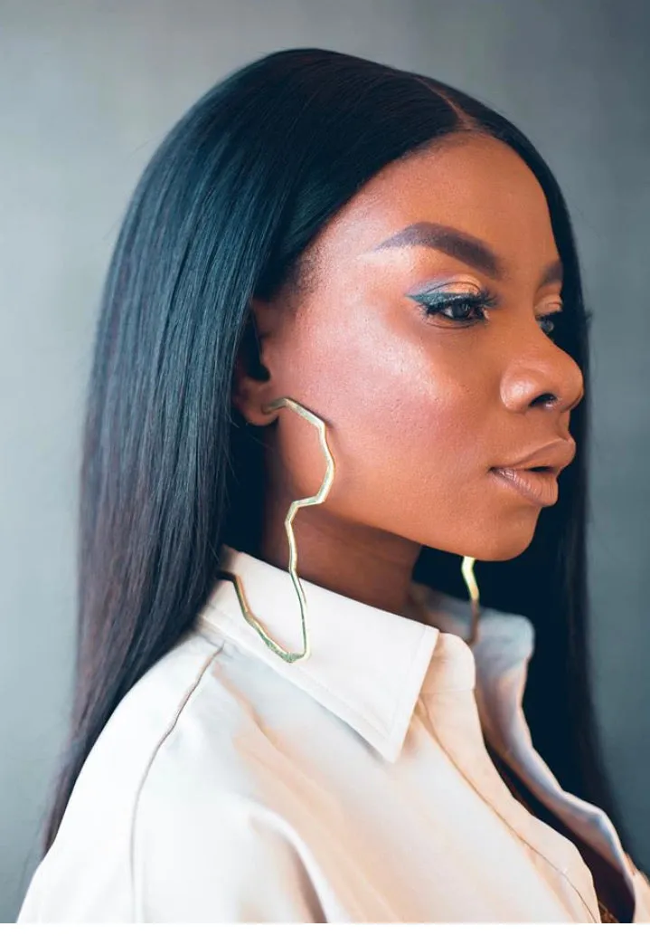 African Hoop earrings