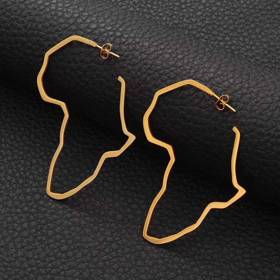 African Hoop earrings