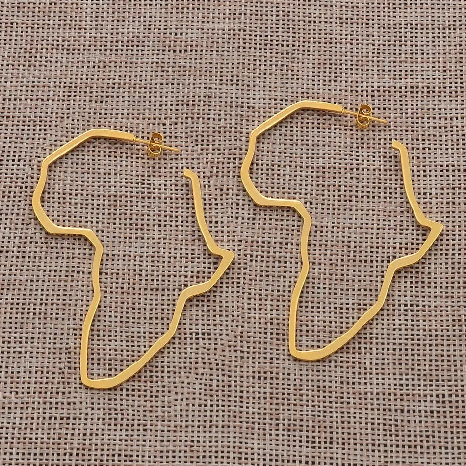 African Hoop earrings