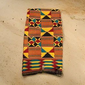 African Kente Print Ankara Fabric 6yrds