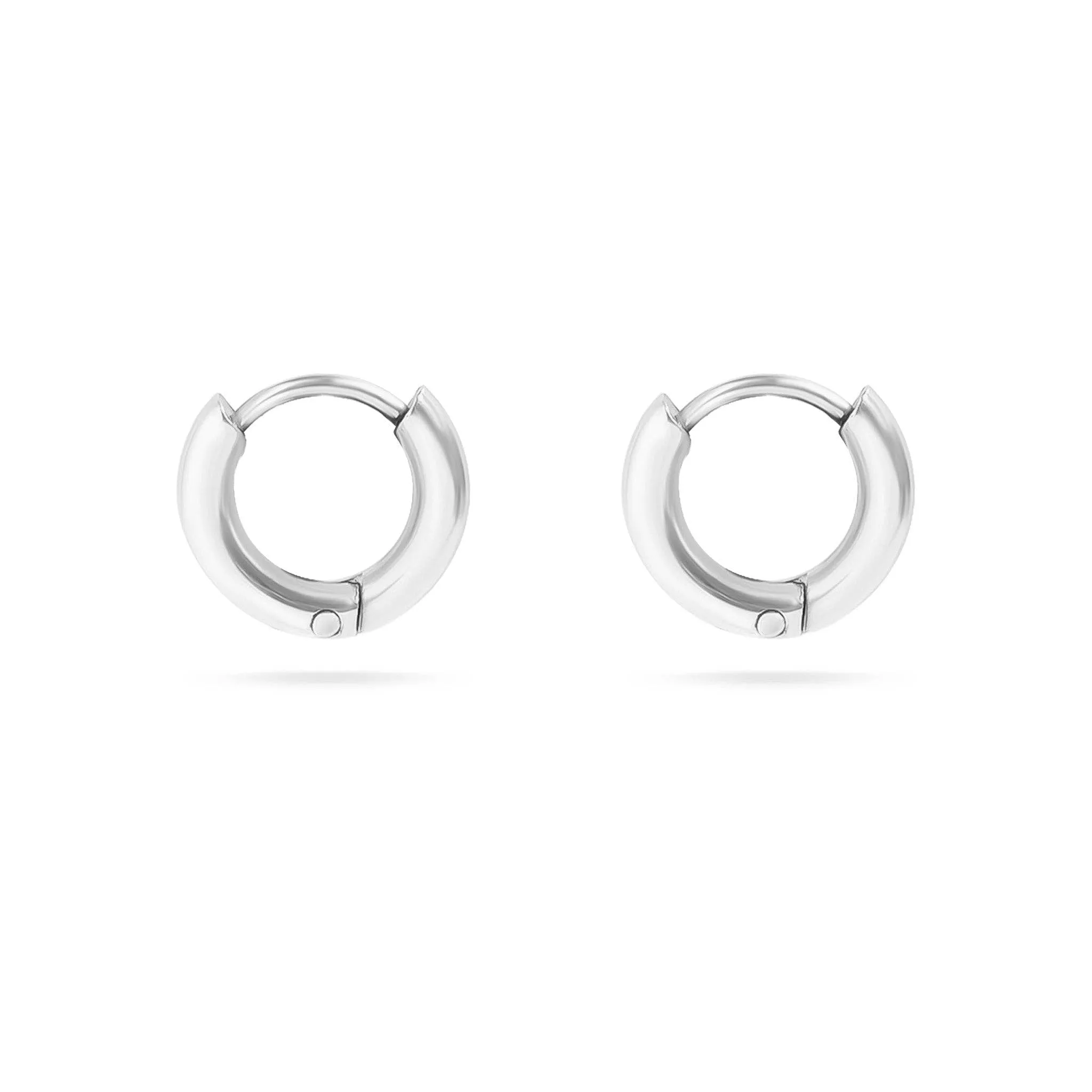 Alyssa 18K Gold or Stainless PVD Dainty Huggie Earrings