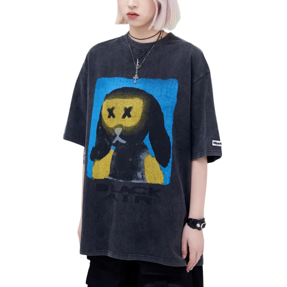 American Graffiti Cartoon Dog T-shirt