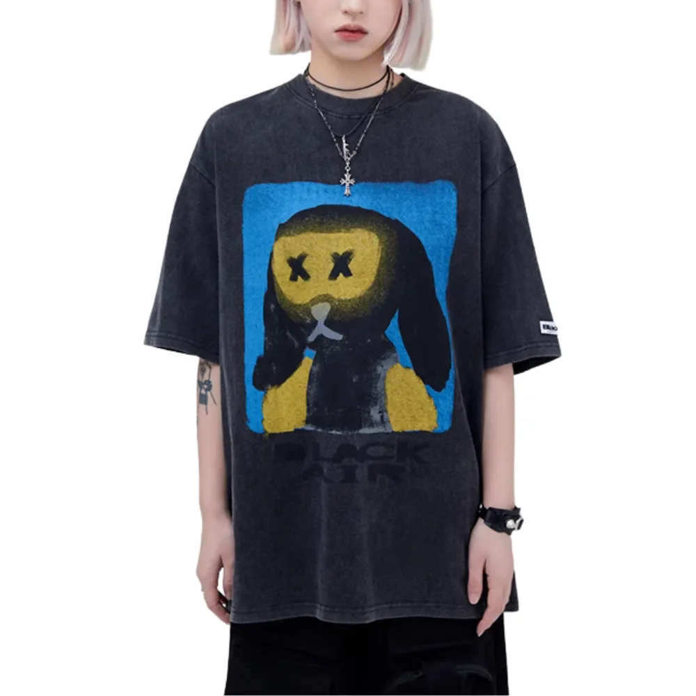 American Graffiti Cartoon Dog T-shirt