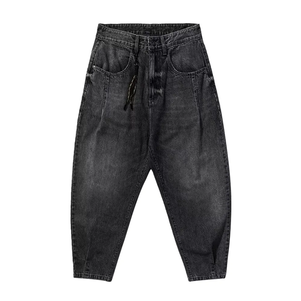 American Retro Multi-Fold Workwear Jeans