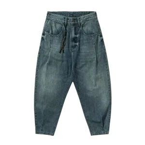 American Retro Multi-Fold Workwear Jeans