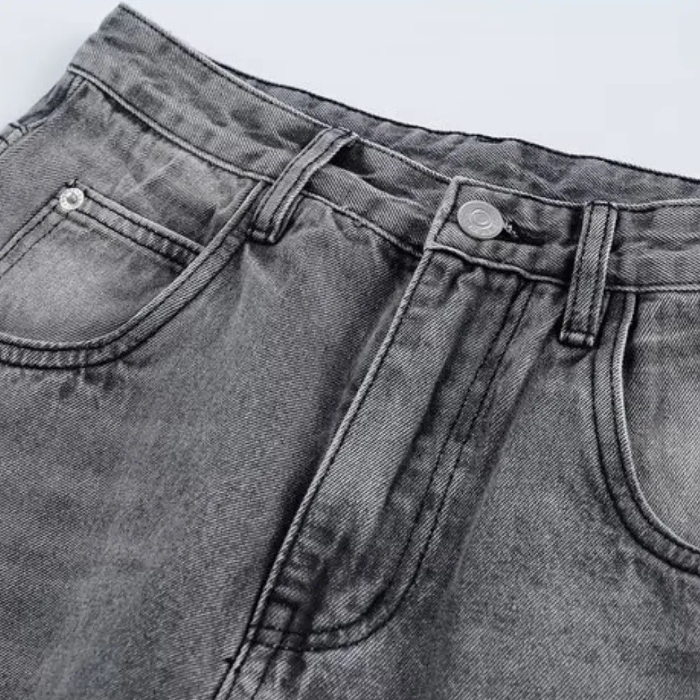 American Street Ripped Straight Jeans