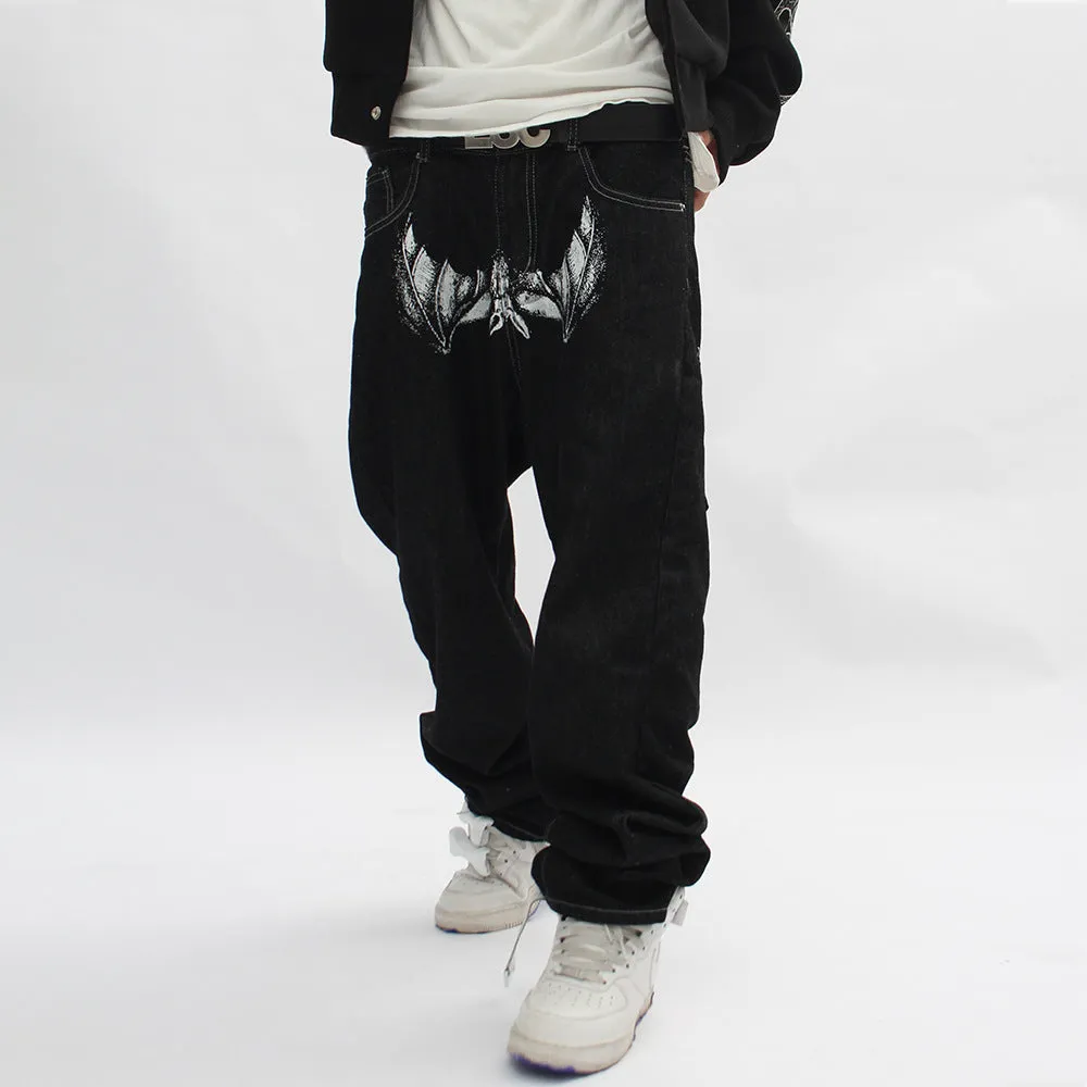 American Street Skeleton Graphic Jeans