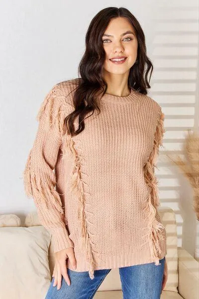 And The Why Tassel Sweater