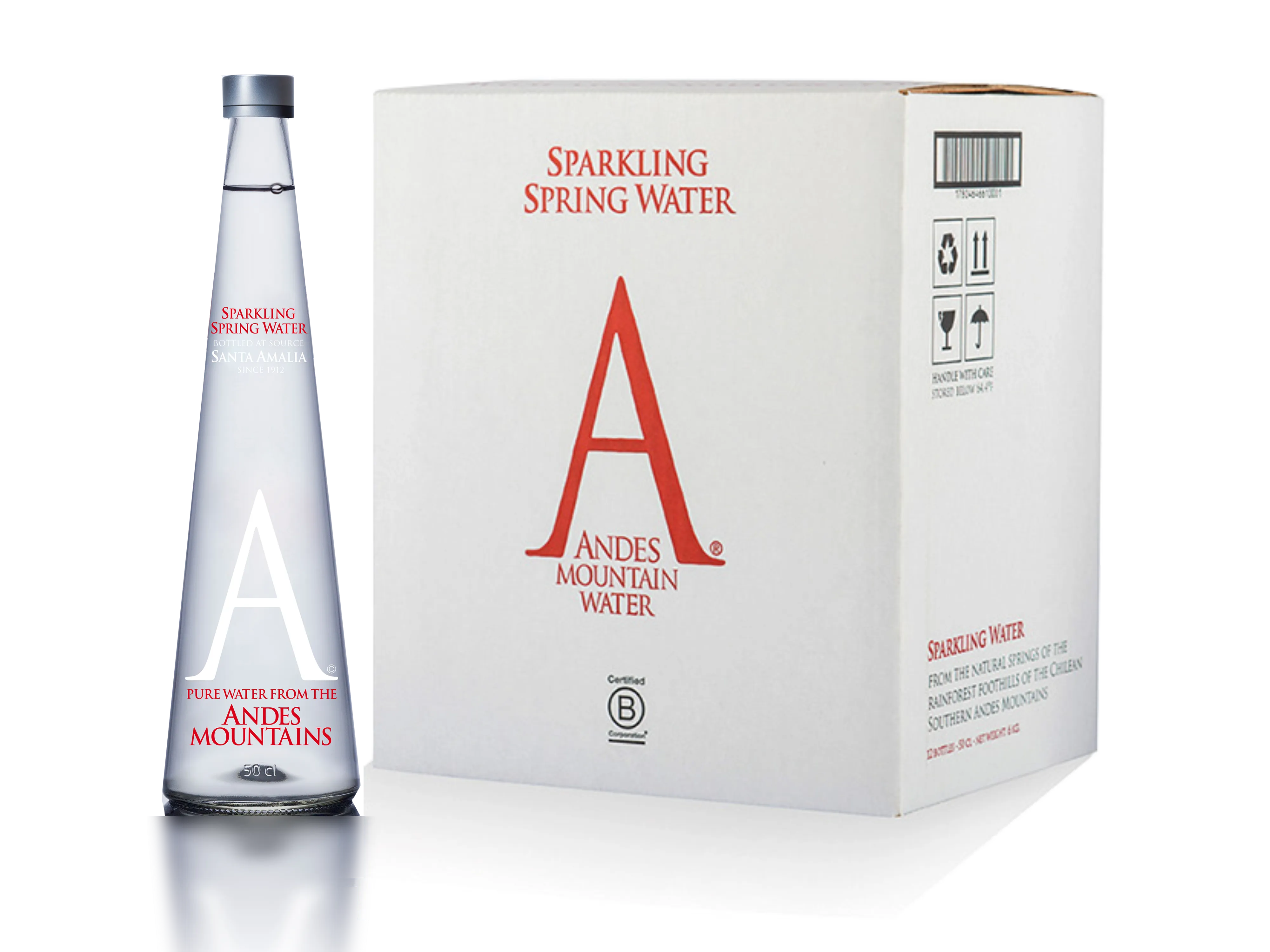 Andes Mountain Sparkling Water 16.9 oz / 500 ml