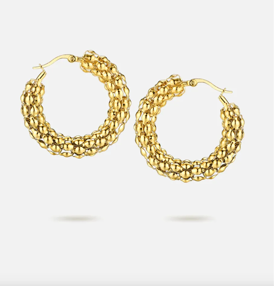 Angeli Hoop Earrings