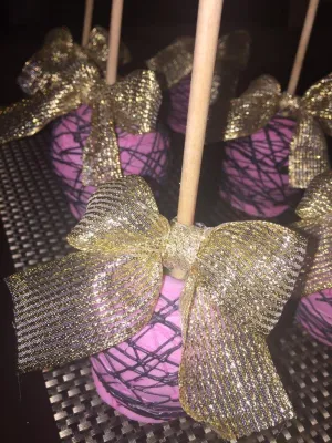 Apples - Chocolate Covered/Dipped (Pink w/ Purple Drizzle)