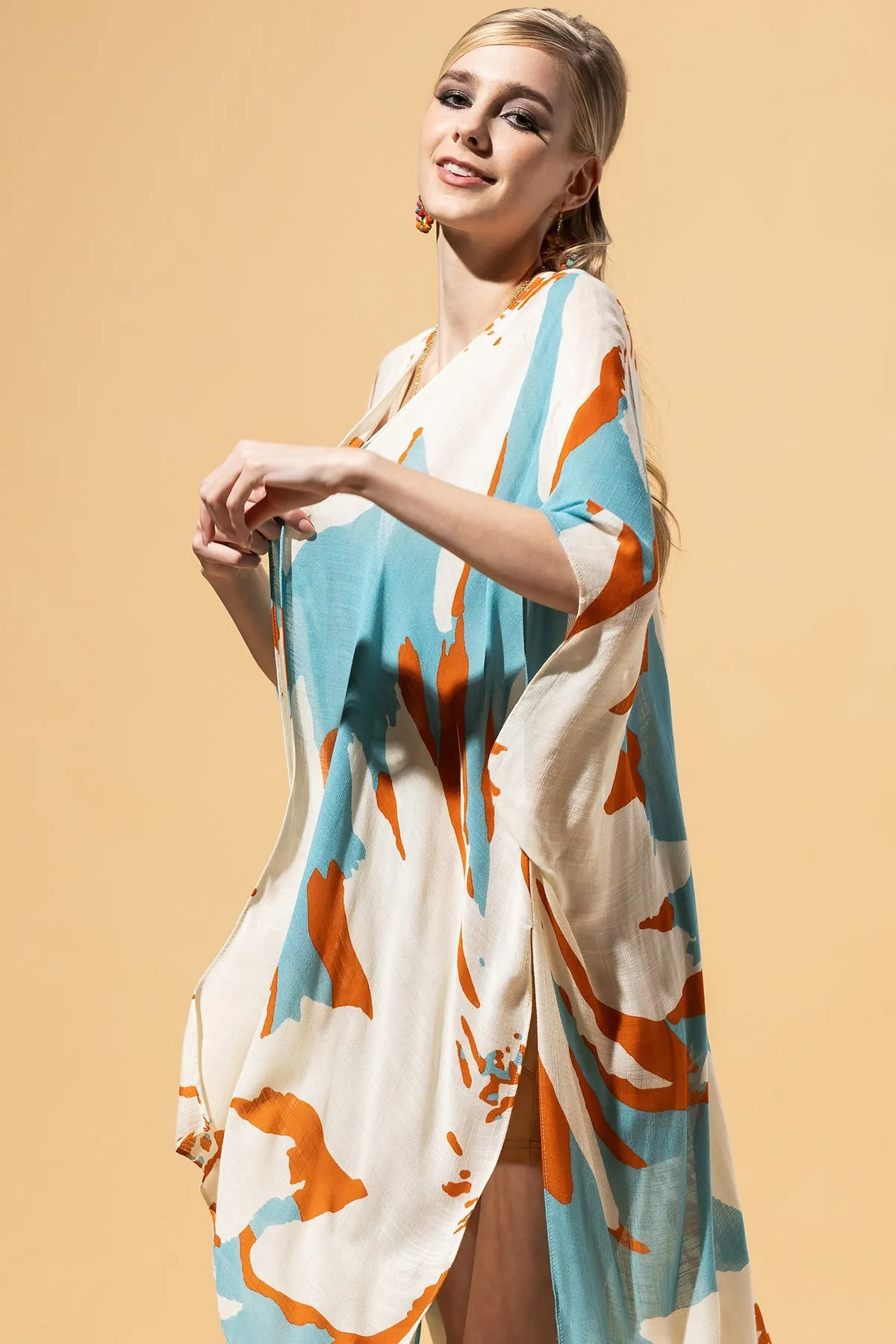Aquaflora Boho Kimono