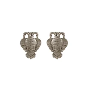 Aras (Gandabherunda) Silver Earrings - Small by MOHA