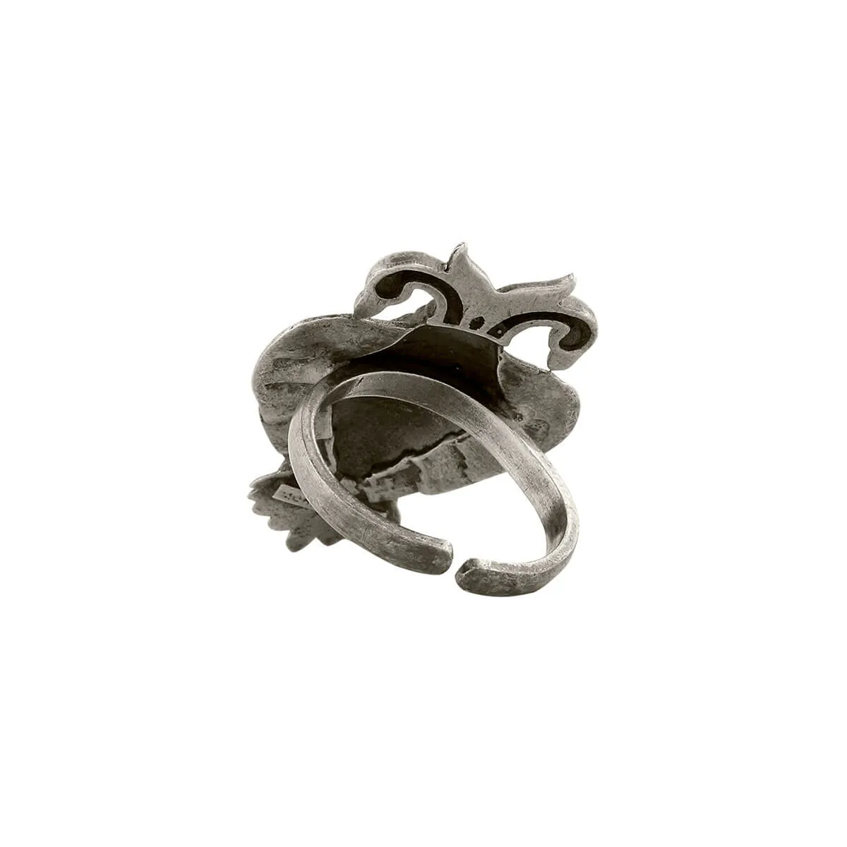 Aras (Gandabherunda) Silver Finger Ring - Small by MOHA