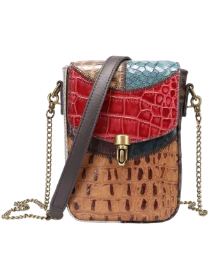 Arden Genuine Leather Women’s Ethnic Style Crossbody Bag