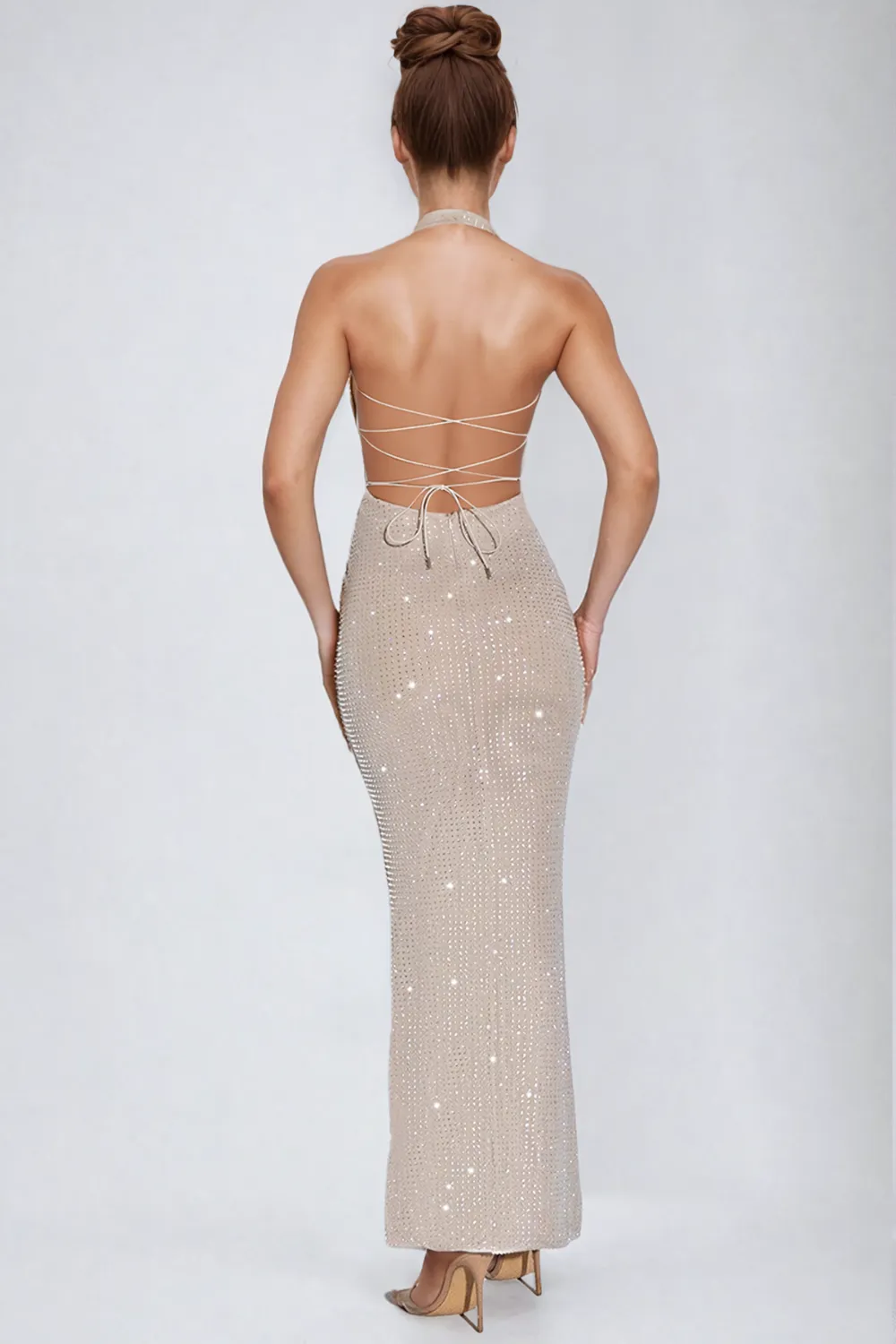 ARIA - Long sparkling evening dress