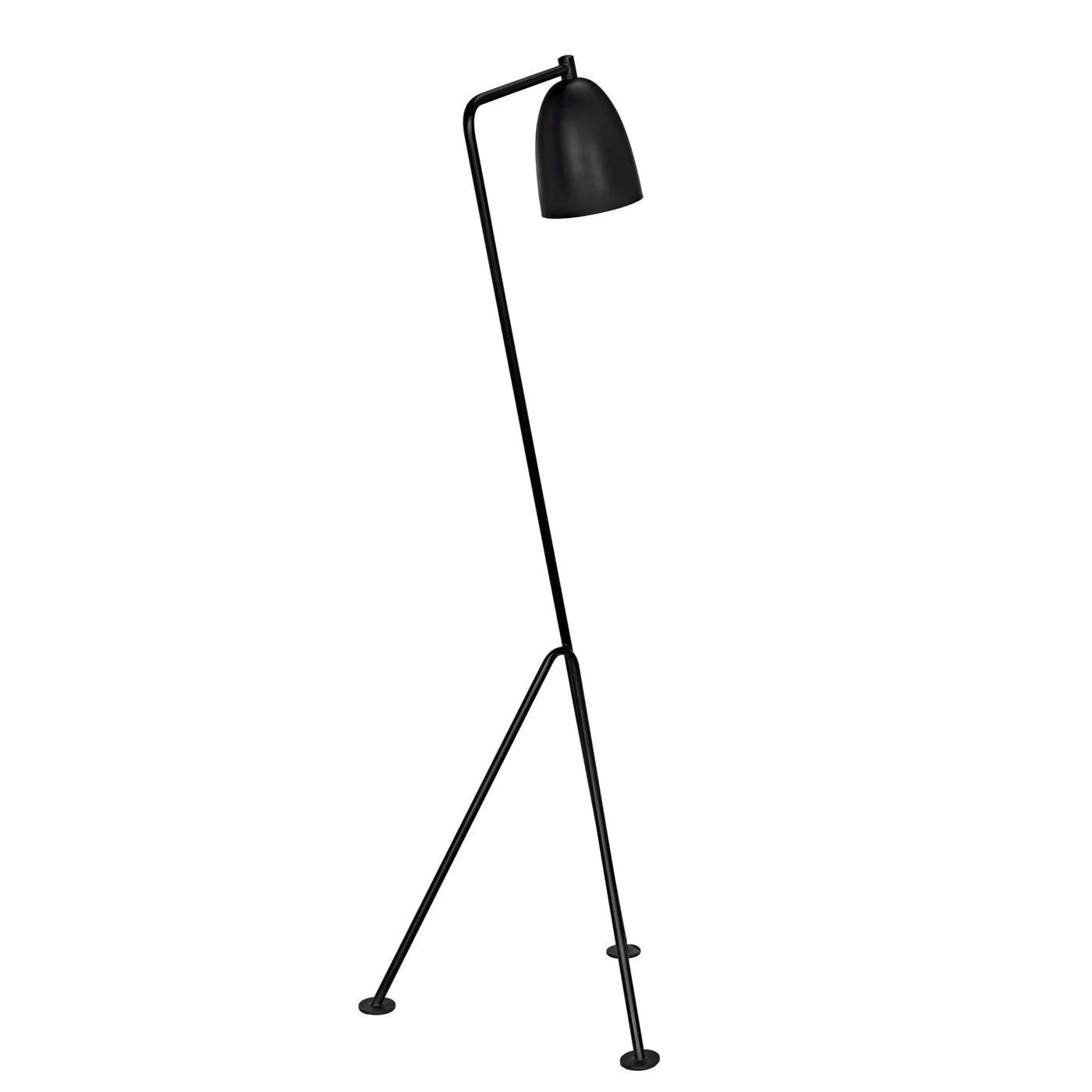 Asti Floor Lamp, Black Steel