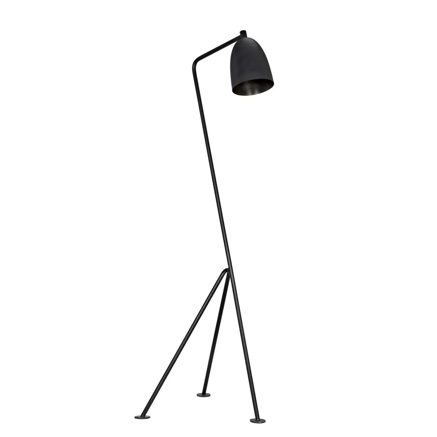 Asti Floor Lamp, Black Steel