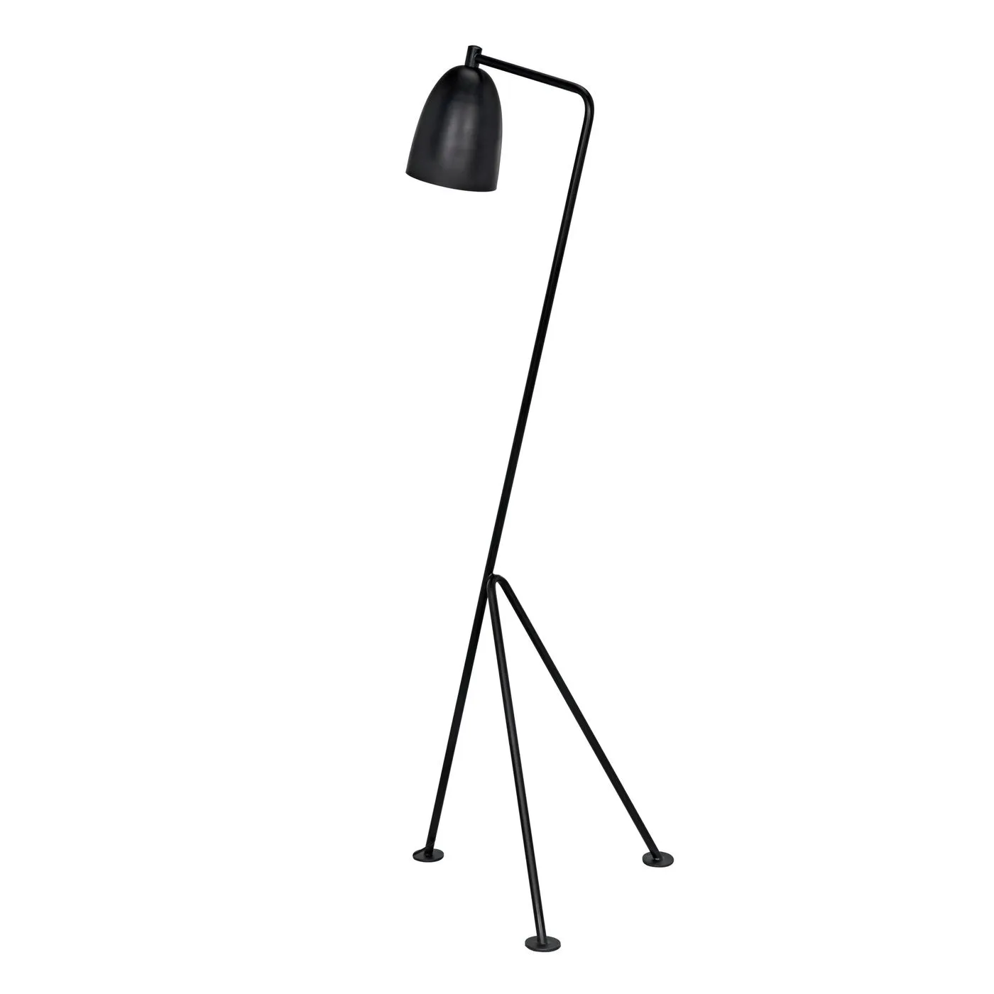 Asti Floor Lamp, Black Steel