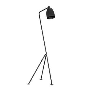 Asti Floor Lamp, Black Steel