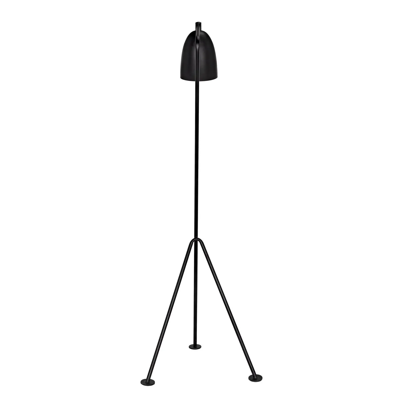 Asti Floor Lamp, Black Steel