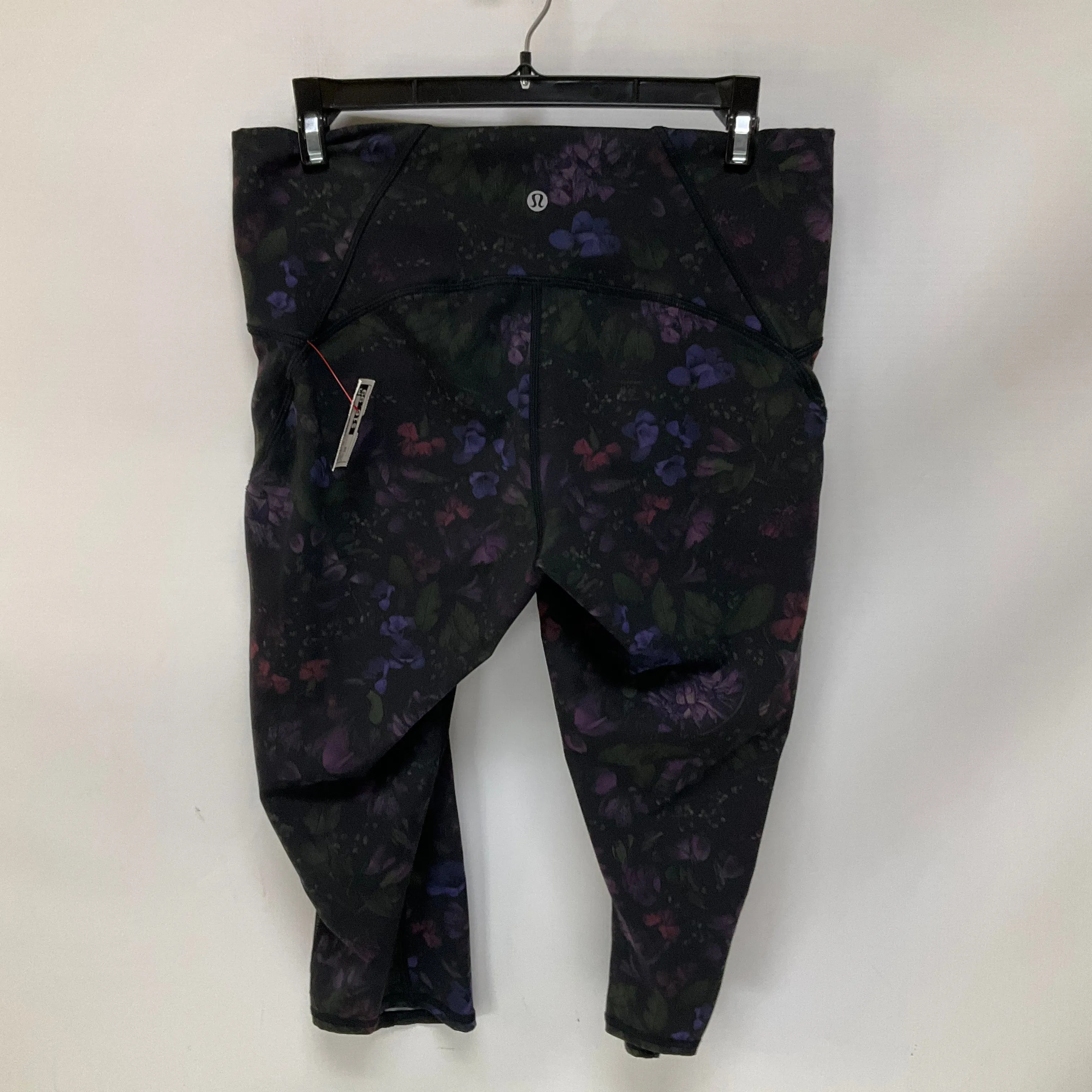 Athletic Leggings By Lululemon In Floral Print, Size: 10