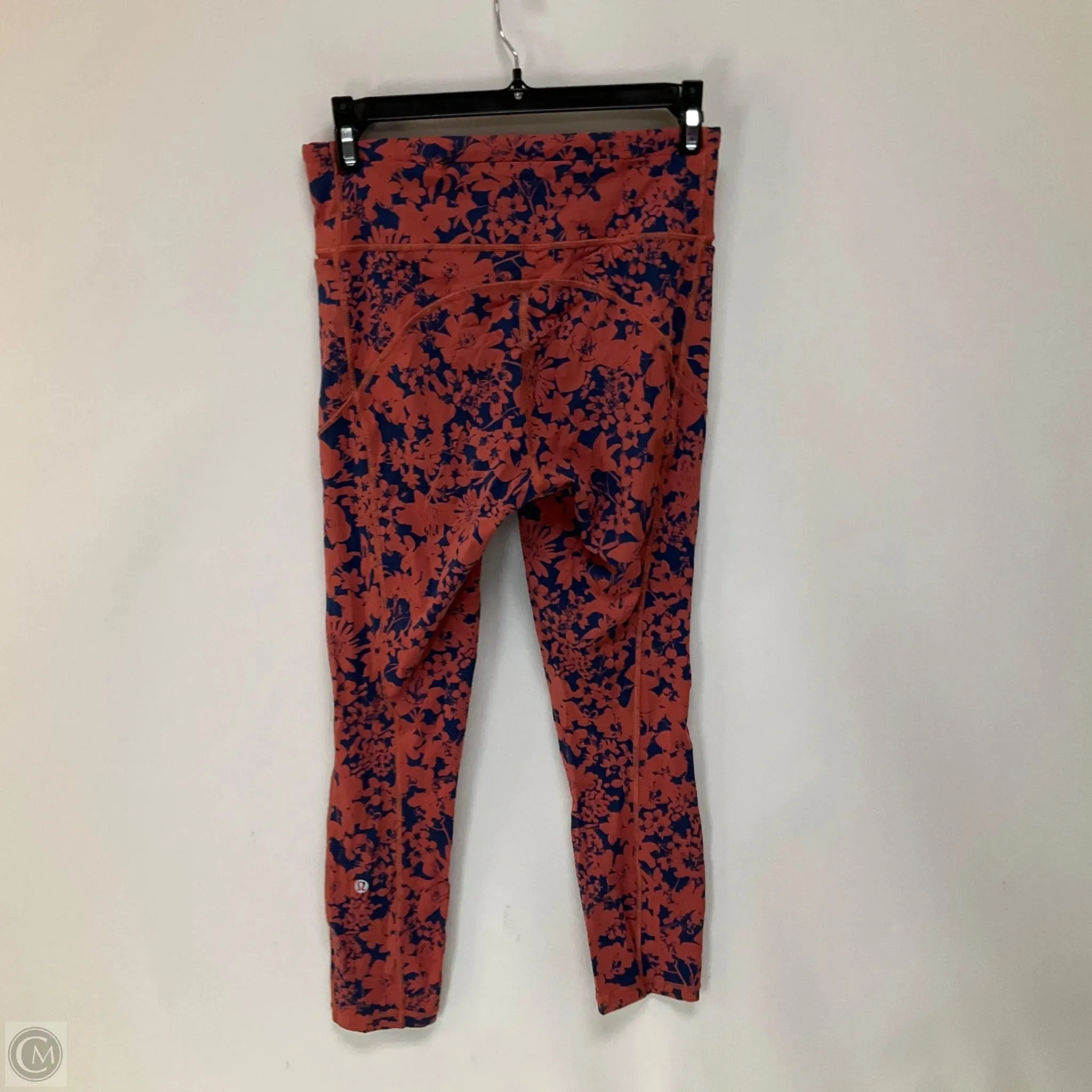 Athletic Leggings By Lululemon In Floral Print, Size: 6