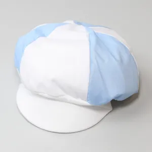 Baby Cap in a Traditional Style - Blue / White