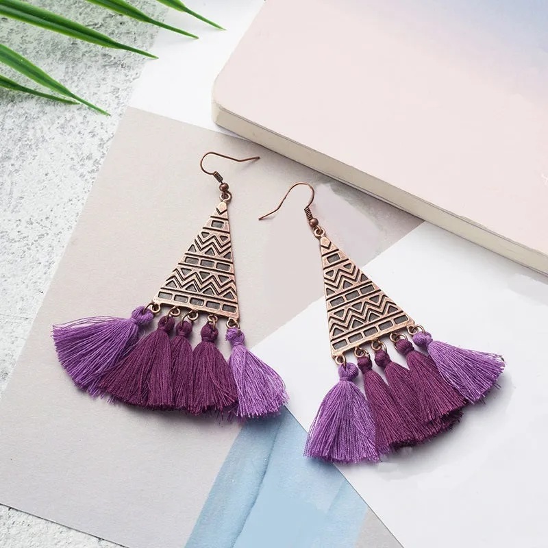 Barbados Tassel Earrings